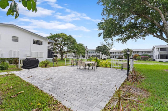 view of patio / terrace with grilling area