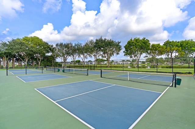 view of tennis court