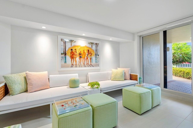 living room with a wealth of natural light