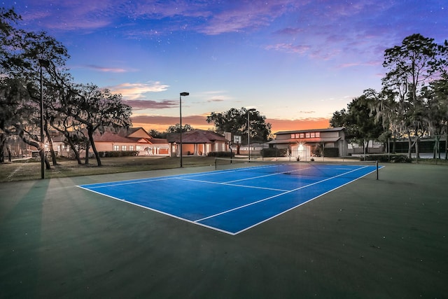 view of tennis court