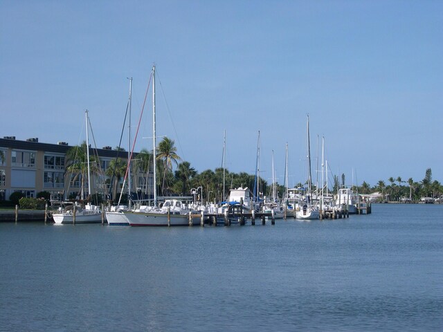 1172 Commodore Ct Unit 204, Fort Pierce, FL 34949 - water view with a dock