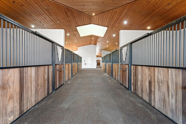 view of stable