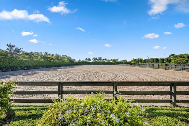 surrounding community featuring a rural view