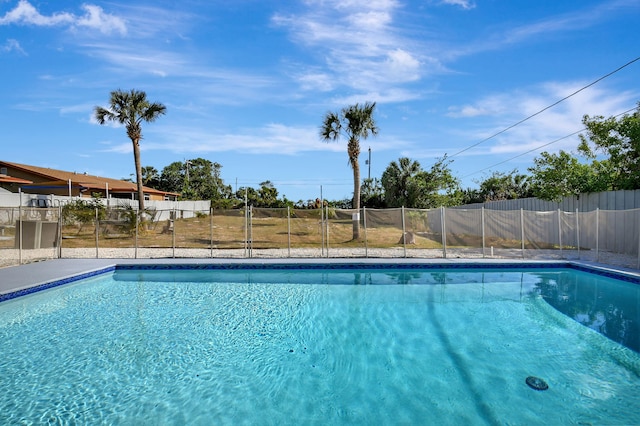 view of pool