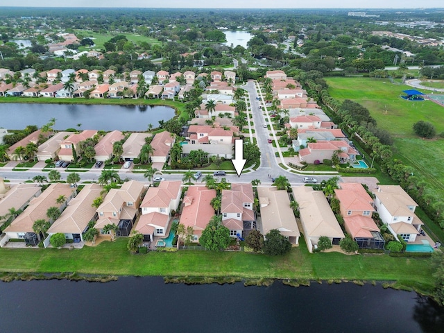 143 Isle Verde Way, Palm Beach Gardens, FL 33418 - aerial view of property's location with nearby suburban area and a nearby body of water