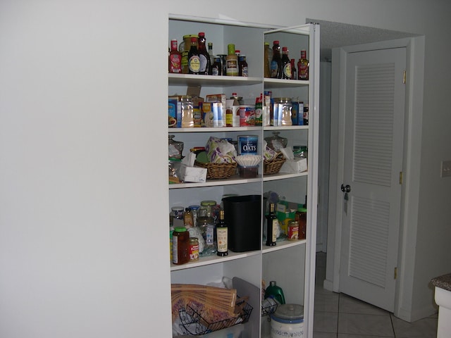 view of pantry