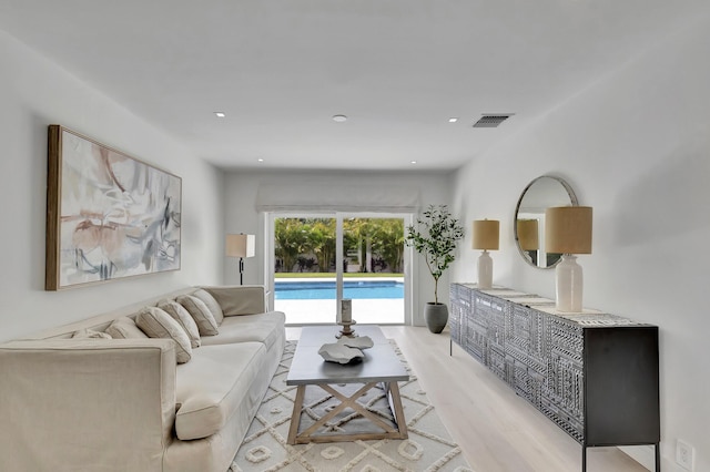 530 NW 14th St, Delray Beach, FL 33444 - living room with light wood-type flooring