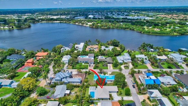 530 NW 14th St, Delray Beach, FL 33444 - view of property location with a nearby body of water and nearby suburban area