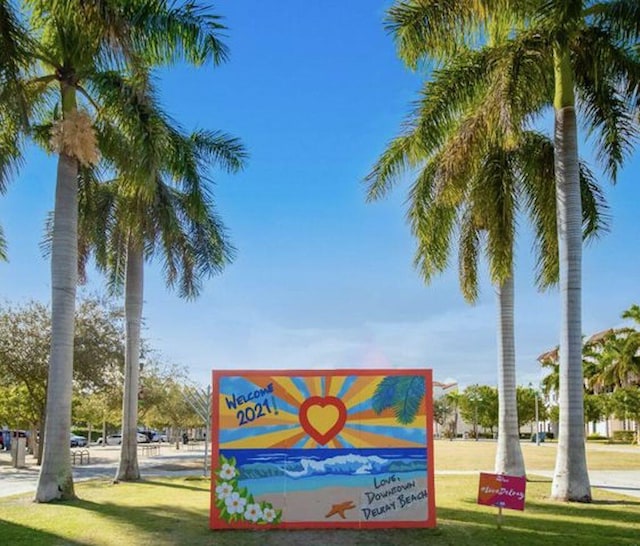 530 NW 14th St, Delray Beach, FL 33444 - community / neighborhood sign with a yard