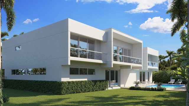 view of property with an outdoor pool