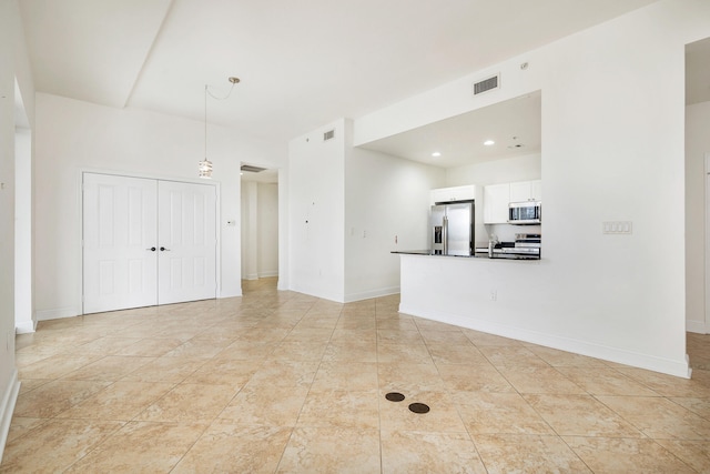 view of unfurnished living room