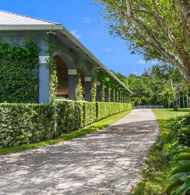 view of side of property