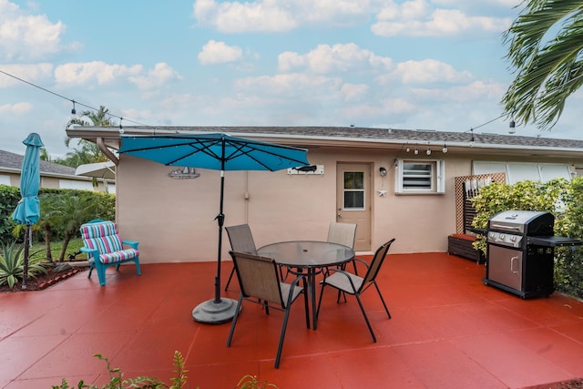 view of patio / terrace with grilling area