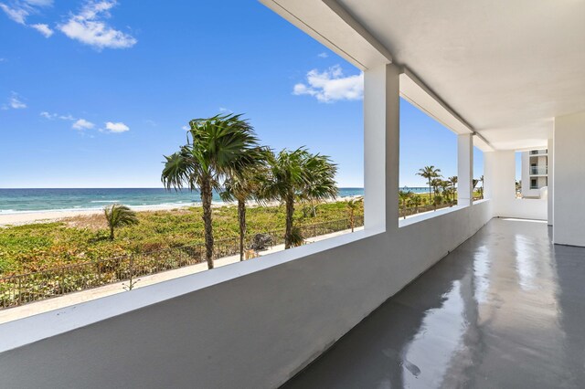 water view featuring a view of the beach