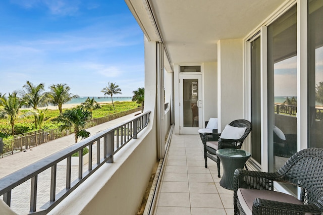 2800 S Ocean Blvd Unit 2-A, Boca Raton, FL 33432 - balcony with a view of the beach and a water view