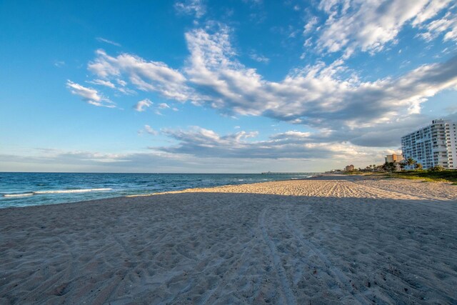 2800 S Ocean Blvd Unit 2-A, Boca Raton, FL 33432 - water view featuring a view of the beach