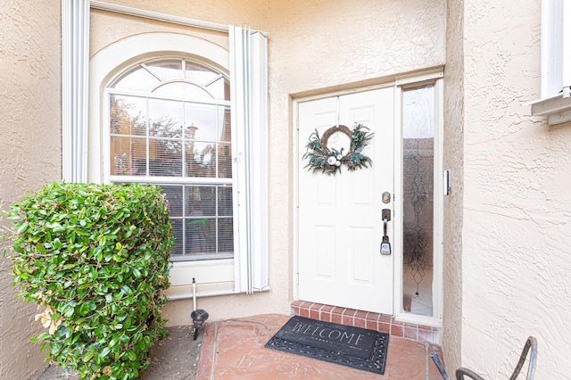 view of entrance to property