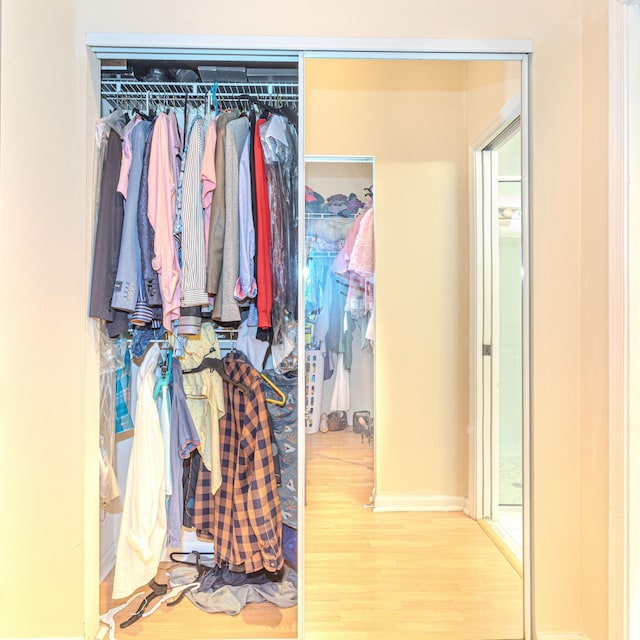 view of closet