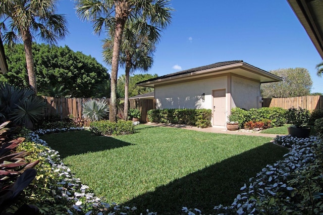 2156 Wightman Dr, Wellington, FL 33414 - view of yard featuring a fenced backyard
