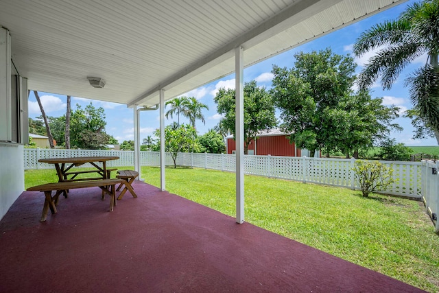 view of patio