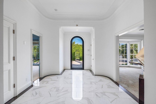 view of tiled entryway