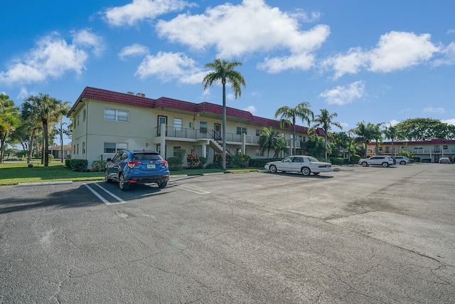 view of vehicle parking