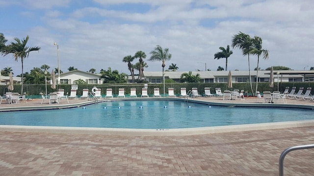 view of pool