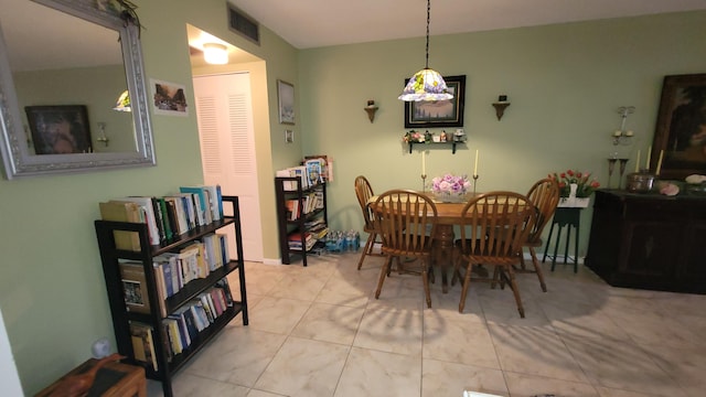 view of dining room