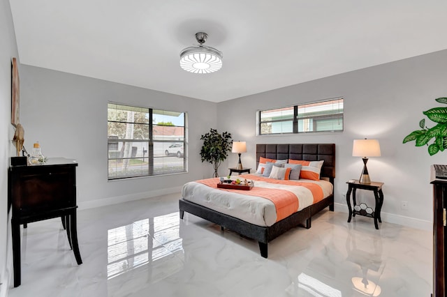 view of tiled bedroom