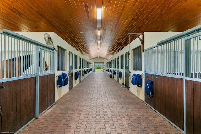 view of stable