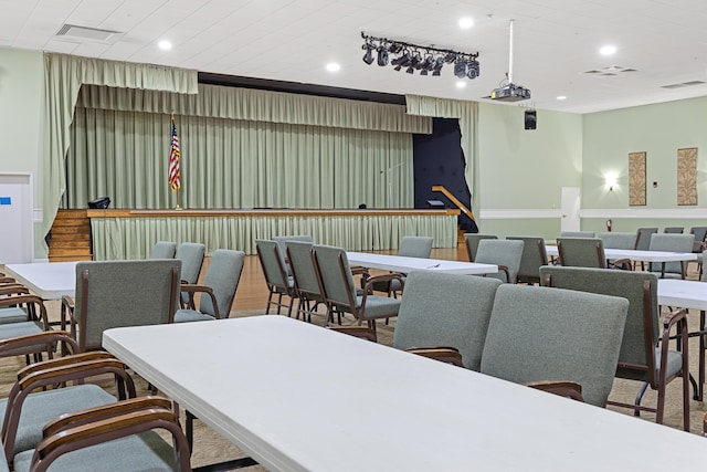 view of dining area