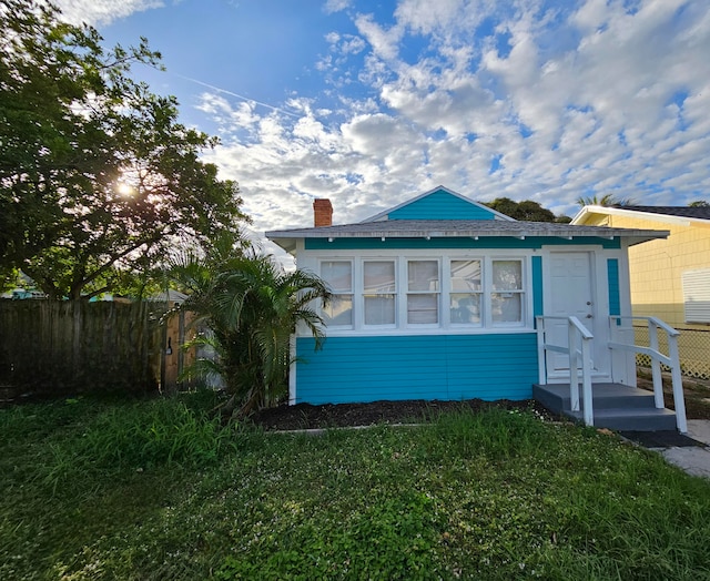 view of front of home