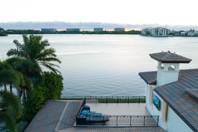 property view of water