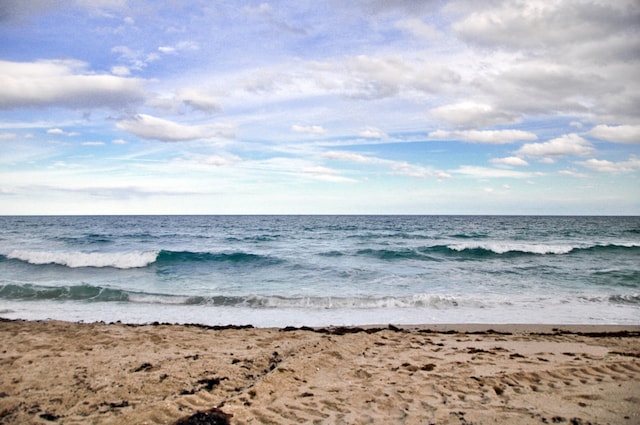 water view featuring a view of the beach