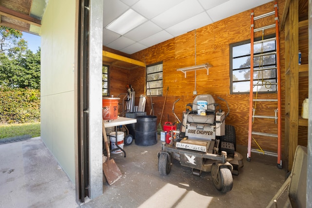 view of storage room