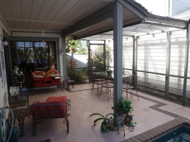 view of patio