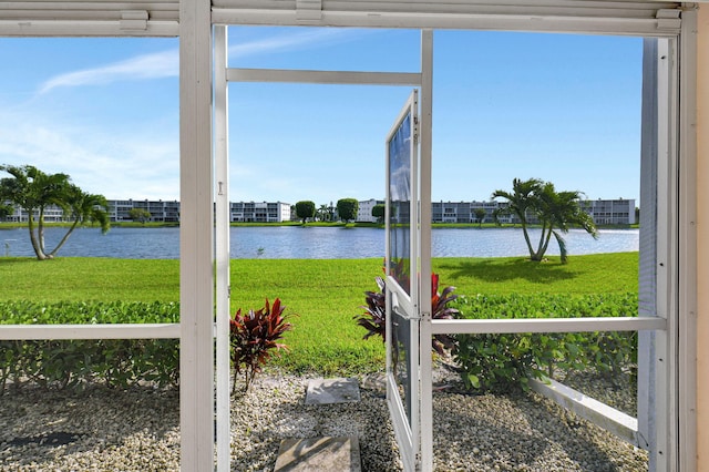 property view of water