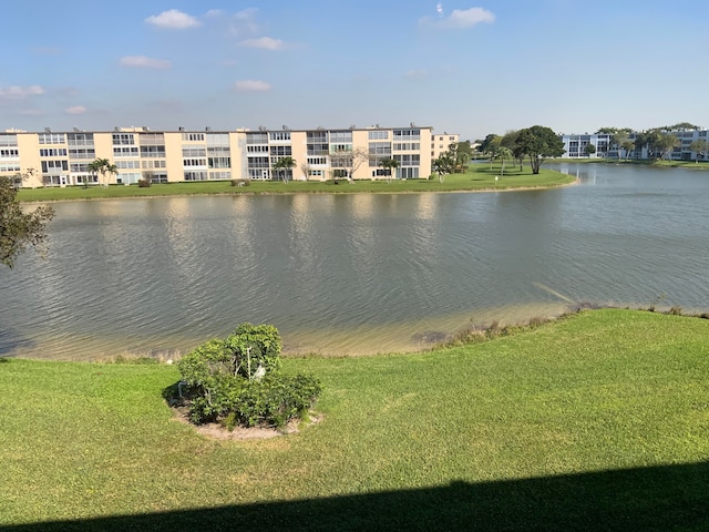 view of property view of water