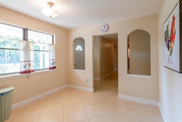 view of tiled empty room