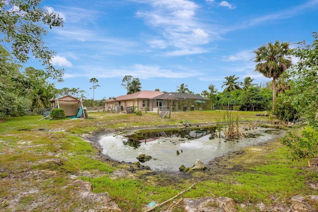 17891 N 86th St N, The Acreage, FL 33470 - view of yard featuring a storage unit