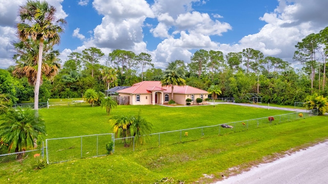 17891 N 86th St N, The Acreage, FL 33470 - view of front of property with stucco siding and metal roof