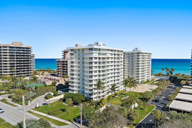 view of property featuring a water view