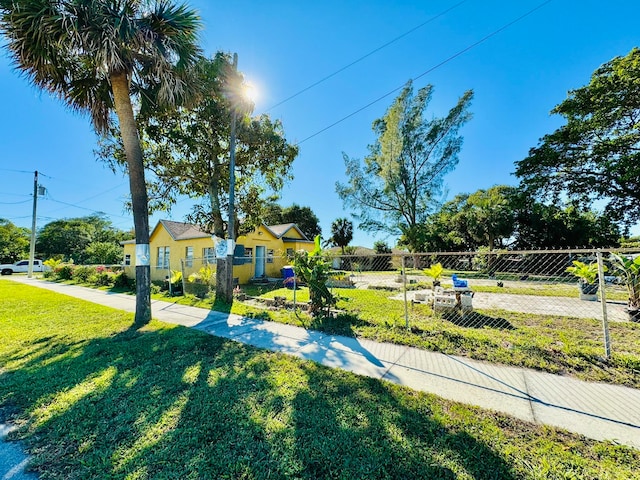 surrounding community featuring a yard