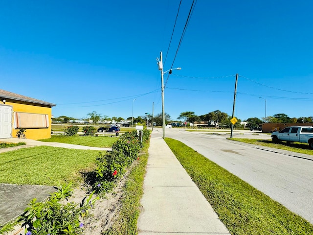 view of street