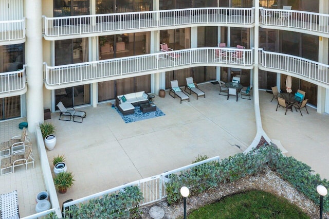 view of home's community featuring a patio