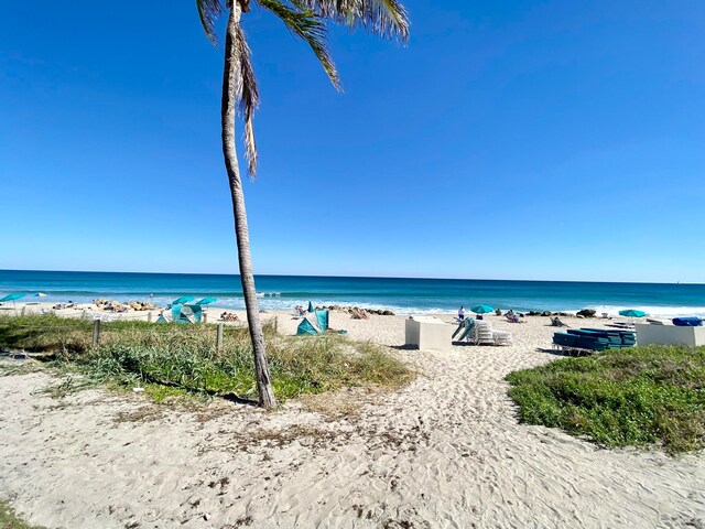 water view featuring a view of the beach