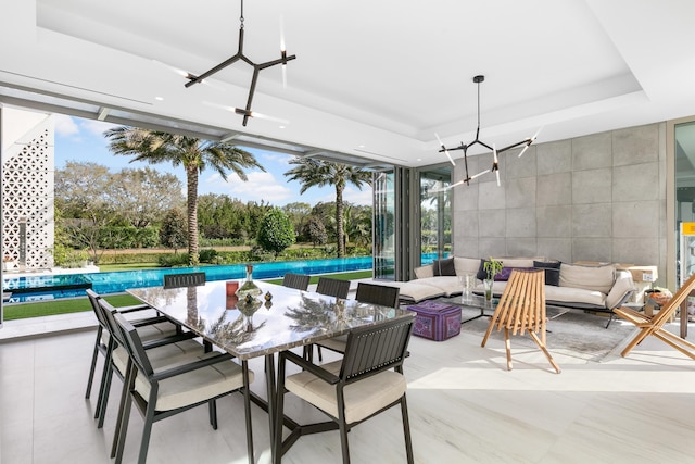 view of patio / terrace featuring an outdoor living space and ceiling fan