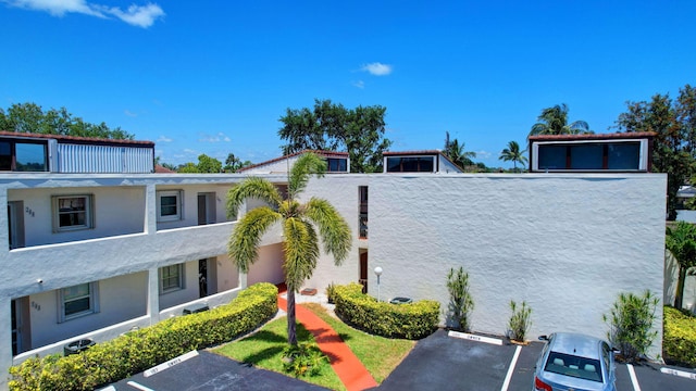 view of property with central AC unit