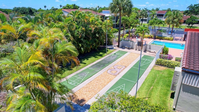 view of home's community with a swimming pool