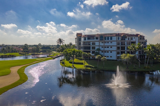 property view of water